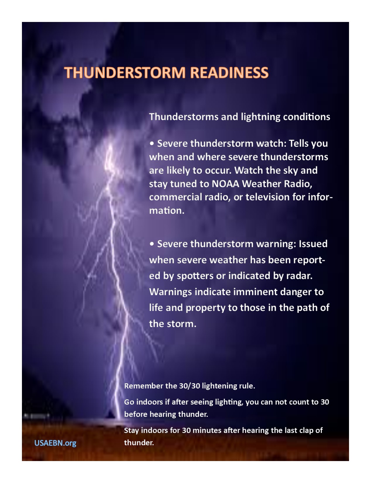 Thunderstorm Warning